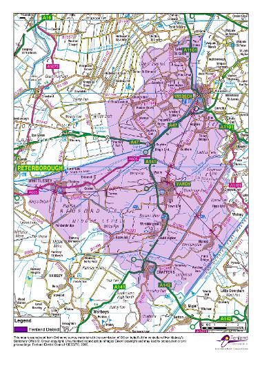 Map of Fenland District Council area