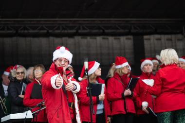 Stage March Christmas Market 2024. Photo: Amy Fox Photography