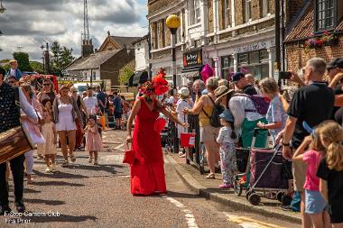 Chatteris Midsummer Festival 2025 parade crowds