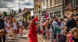 Chatteris Midsummer Festival 2025 parade crowds