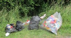 Fly-tipping prosecution July 2025 fly-tipped rubbish