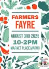 Farmers Fayre poster - 3 August