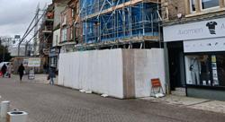 Former Franks butchers, at 10 Market Place, Wisbech (February 2026)